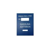 Adesivo Identificador de Combustível para PPL - Gasolina aditivada 5252 