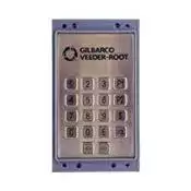 Teclado Preset da bomba Gilbarco Veeder Root - inox 5212 