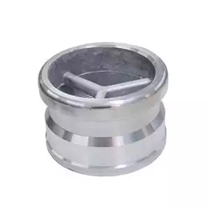 bocal de descarga de 4" em aluminio 7070 