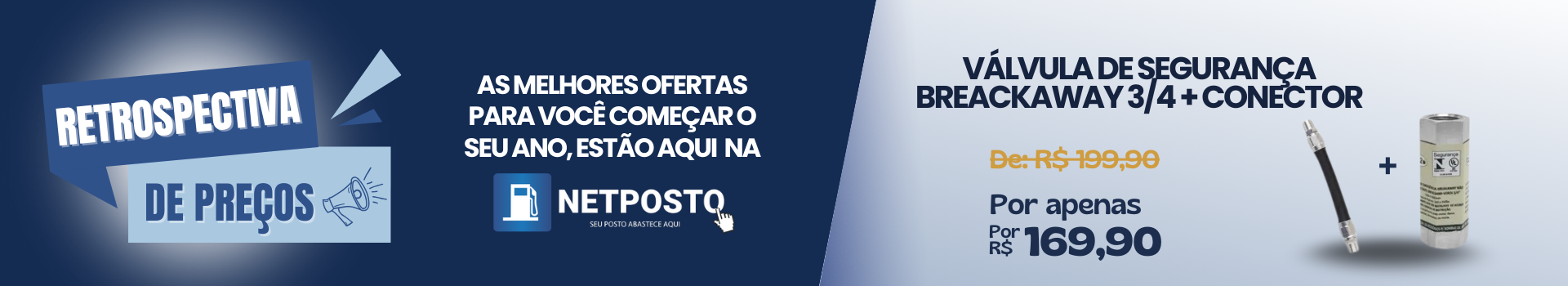 Valvula + conector 3/4