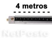 Régua de Medição de 4 Metros com Válvula 2029 