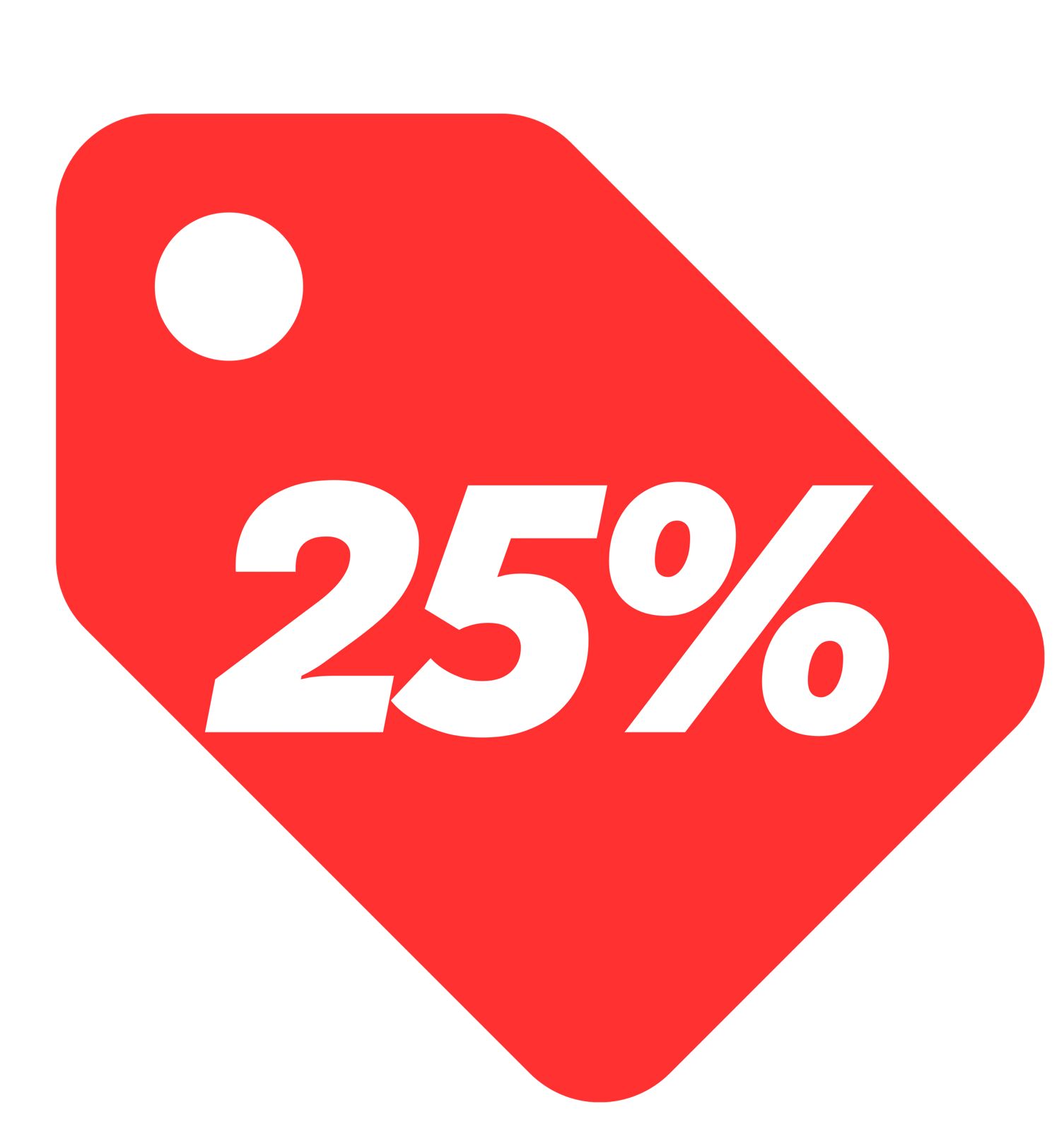 tag 25% nova